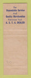 Matchbook Cover - American Surgical Trade Association Little Rock AR