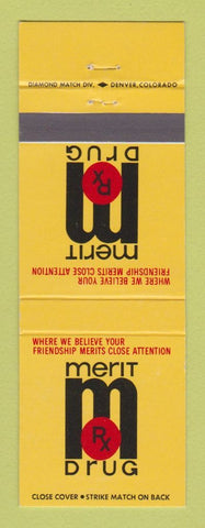 Matchbook Cover - Merit Drug Stores