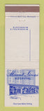 Matchbook Cover - Mount Sinai Hospital Minneapolis MN