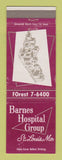 Matchbook Cover - Barnes Hospital Group St Louis MO