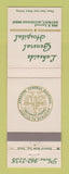 Matchbook Cover - Lakeside General Hospital Detroit MI