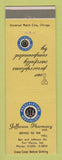 Matchbook Cover - Jefferson Pharmacy Drug Store Fort Wayne IN