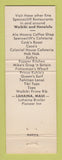 Matchbook Cover - Popo's Coffee Shop Honolulu Hawaii