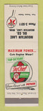 Matchbook Cover - Texaco oil gas Mountain Lake MN