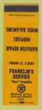 Matchbook Cover - Franklin's Texaco oil gas San Luis Obispo CA