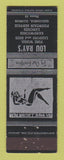 Matchbook Cover - Lou Ray's Restaurant Golconda IL girlie low phone #