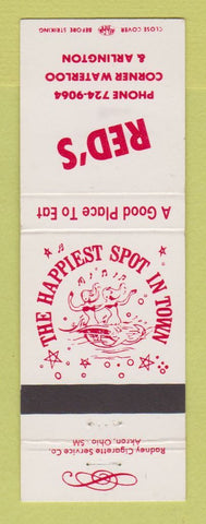 Matchbook Cover - Red's Akron OH mermaid girlie