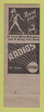 Matchbook Cover - Jack Saul Radio Repair Harrisburg PA Terry Says girlie