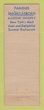 Matchbook Cover - Castleholm Swedish Restaqurant New York City