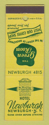 Matchbook Cover - Hotel Newburgh NY