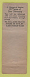Matchbook Cover - Graham Daniel Cleaners Dyers Chicago IL ARROW WORN