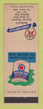 Matchbook Cover - Texaco oil gas Andrew's Hartford CT