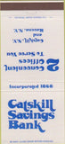 Matchbook Cover - Catskill Savings Bank NY Ravena NY 30 Strike