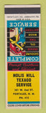 Matchbook Cover - Texaco oil gas Portales NM