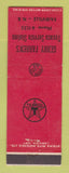Matchbook Cover - Texaco oil gas Gerry Farren's Fairville NB WEAR