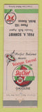 Matchbook Cover - Texaco oil gas Paul Schmidt Beloit KS WEAR