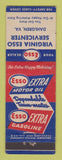 Matchbook Cover - Esso oil gas Virginia Dahlgren VA