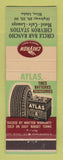 Matchbook Cover - Chevron oil gas Circle Bar Rancho Motel Bliss ID