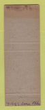 Matchbook Cover - Chevron oil gas Bob Jack Blackfoot ID WORN