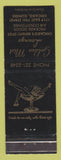 Matchbook Cover - Golden Mist Lounge Chicago IL girlie