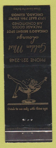 Matchbook Cover - Golden Mist Lounge Chicago IL girlie