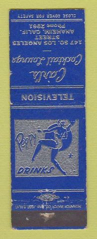 Matchbook Cover - Carl's Cocktail Lounge Anaheim CA girlie WEAR
