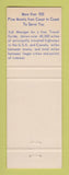 Matchbook Cover - Best Western Douglas Inn Motel Roseburg OR
