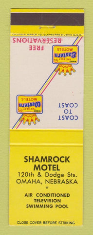 Matchbook Cover - Best Western Shamrock Motel Omaha NE
