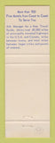 Matchbook Cover - Best Western Shamrock Motel Omaha NE