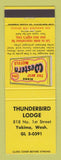 Matchbook Cover - Best Western Thunderbird Lodge Yakima WA