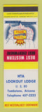 Matchbook Cover - Best Western HTA Lookout Lodge Tombstone AZ