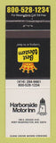 Matchbook Cover - Best Western Harborside Motor Inn Port Washinton WI