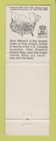 Matchbook Cover - Best Western Harborside Motor Inn Port Washinton WI