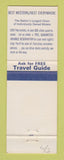Matchbook Cover - Best Western Town House Motel Fort Collins Colorado