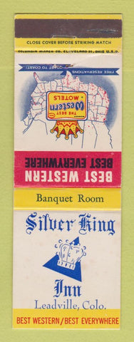 Matchbook Cover - Best Western Silver King Inn Leadville Colorado