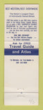 Matchbook Cover - Best Western Hi Way Center Lodge Salinas CA