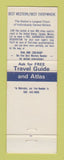 Matchbook Cover - Best Western Oak Inn Motel Bakersfield CA