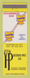 Matchbook Cover - Best Western Hitching Post Inn Cheyenne WY