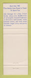 Matchbook Cover - Best Western El Rancho Motor Hotel Williston ND