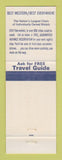Matchbook Cover - Best Western Fairfax Motel Springfield OH