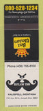 Matchbook Cover - Best Western Outlaw Inn Kalispell MT