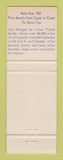 Matchbook Cover - Best Western Silver Sands Motel Florence OR