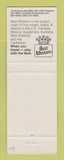Matchbook Cover - Best Western Invitation Inn Edgewood MD