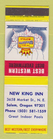 Matchbook Cover - Best Western New King Inn Salem OR WEAR