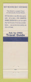 Matchbook Cover - Best Western Mums Motel North East PA