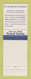 Matchbook Cover - Best Western Western Village Mesquite NV