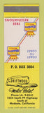 Matchbook Cover - Best Western Driftwood Motor Hotel Modesto CA