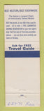 Matchbook Cover - Best Western Western Motor Inn Manteca CA