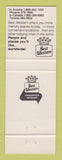 Matchbook Cover - Best Western Invitation Inn Edgewood MD