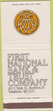 Matchbook Cover - Palatine Savings  and  Loan Bank IL 30 Strike